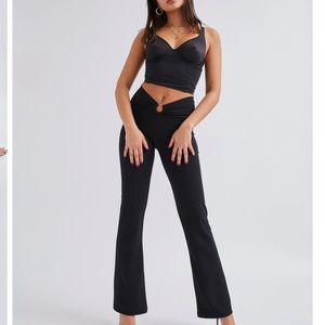 Susamusa Black O-ring Trouser